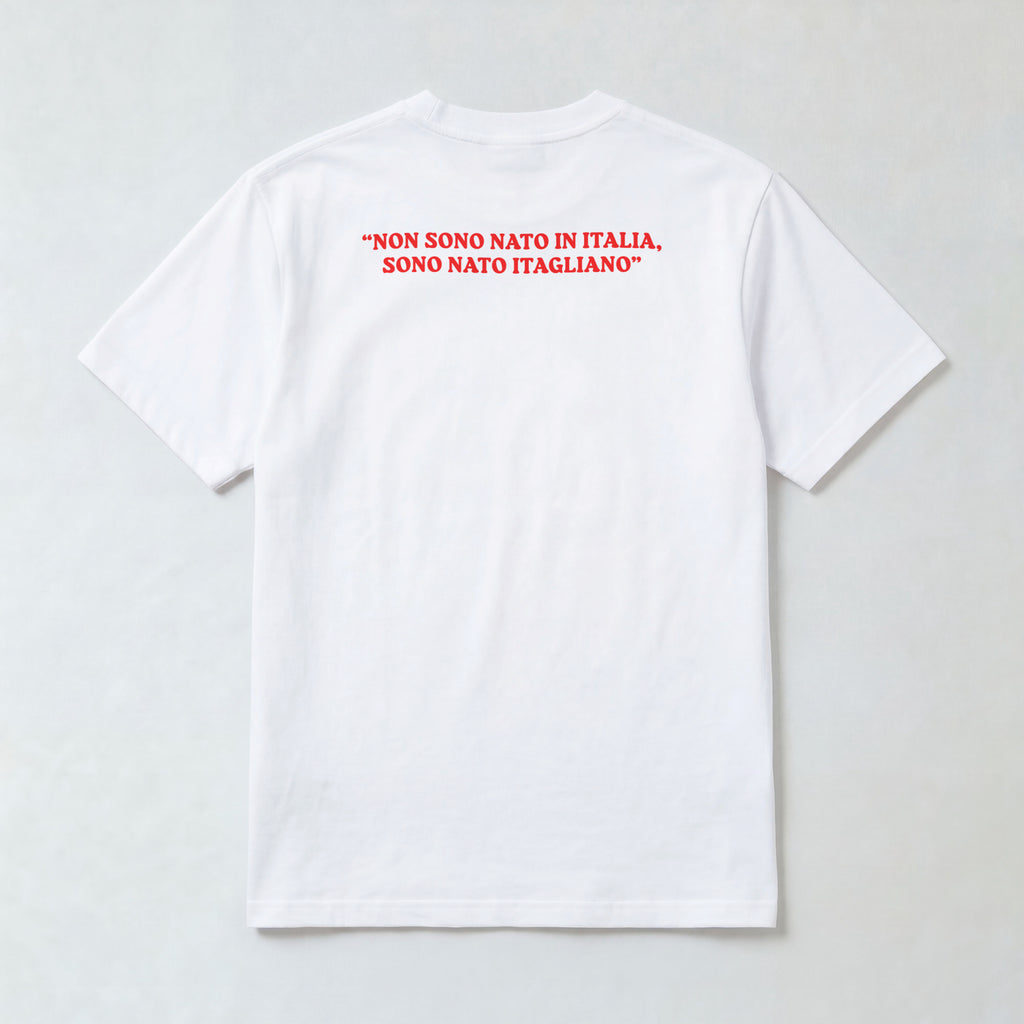 ITAGLIANO Slava030 t-shirt bianca retro